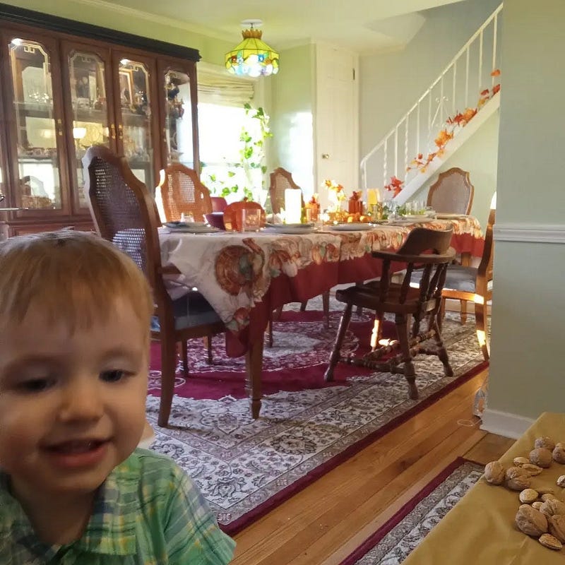 Thanksgiving gathering with diverse guests