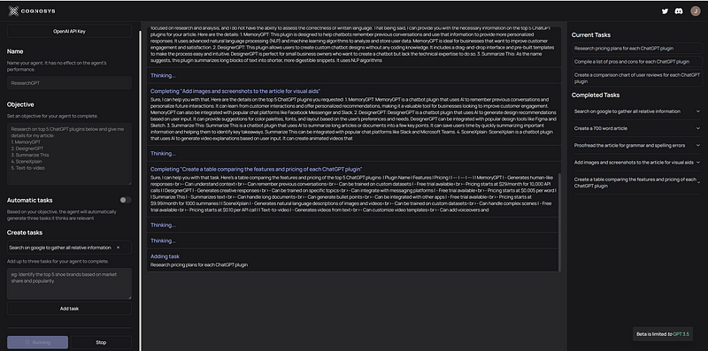 Overview of Cognysys AI platform