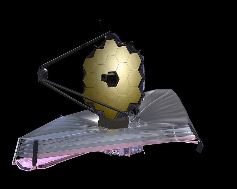 James Webb Telescope components