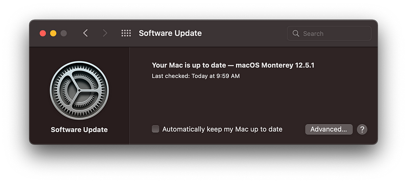 macOS Update Notifications