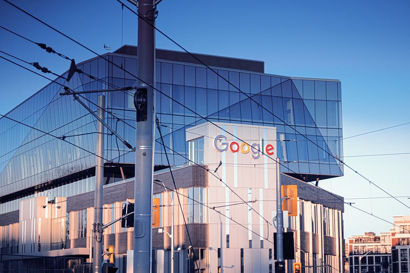 Google office environment showcasing innovation and collaboration