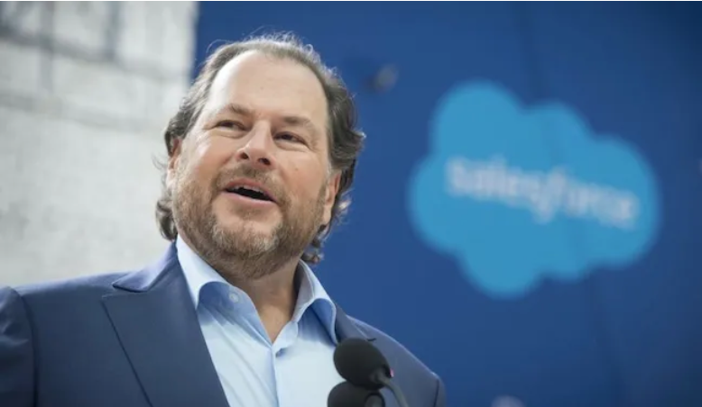 Marc Benioff leading a user experience study