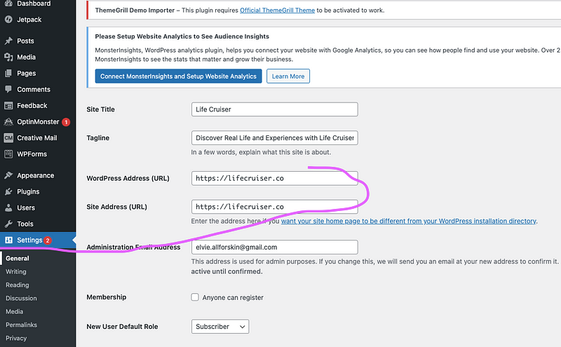 Verifying website URL for HTTPS