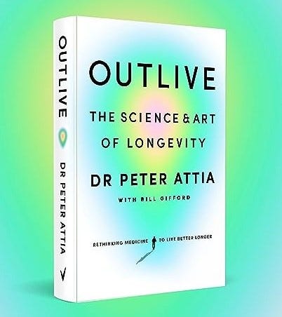 Book cover of "Outlive" by Peter Attia