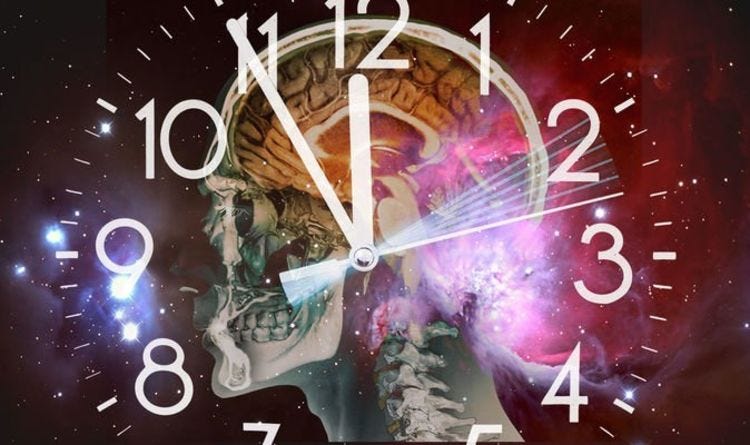 Abstract representation of time and consciousness