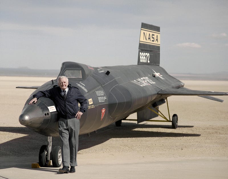 X-15 landing on Rogers Dry Lake