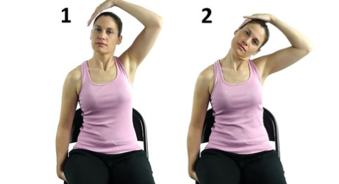 Upper Trap Stretch Demonstration