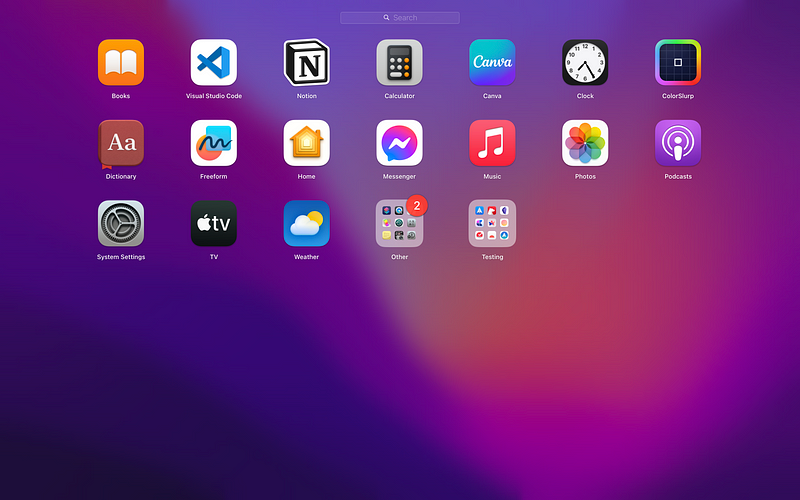 Well-organized App Drawer for efficient access