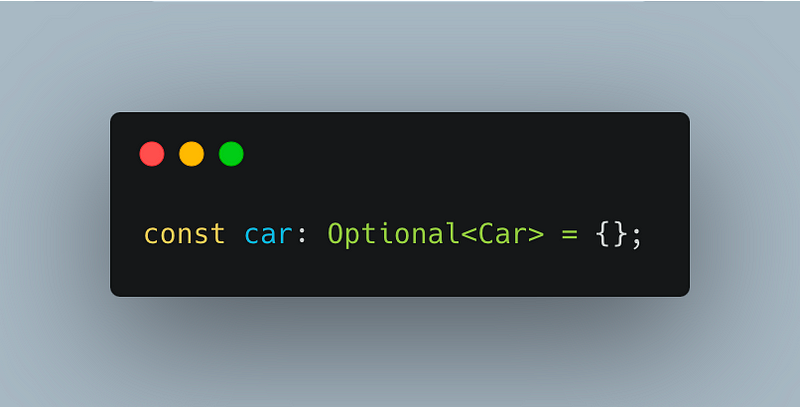 Making the Car Object Optional