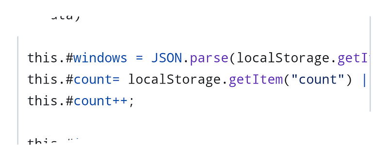 Visual representation of localStorage functionality in action.