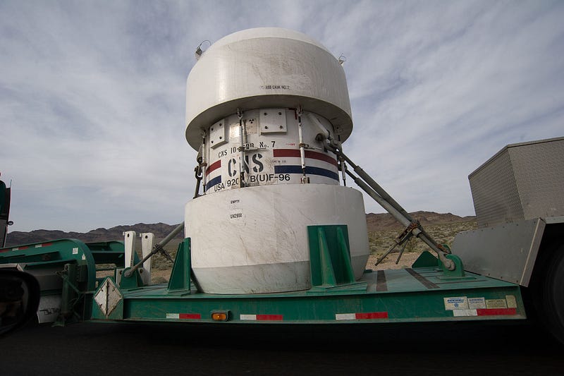 High-Grade Nuclear Waste Cask