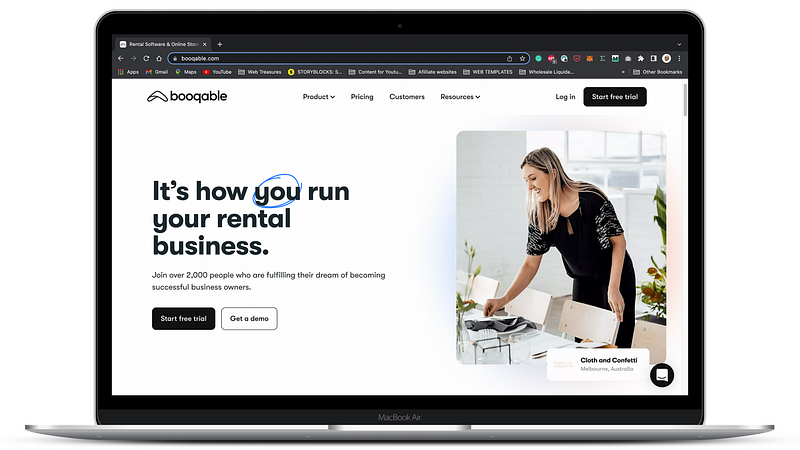 Booqable is designed for efficient rental business management.