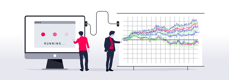 Diagram illustrating Monte Carlo simulation concepts