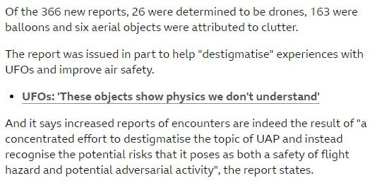 UFO Research Analysis