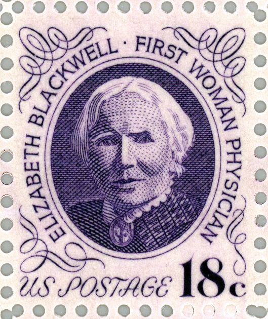 Elizabeth Blackwell US Postage Stamp, 1974