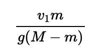 Time calculation for system deceleration