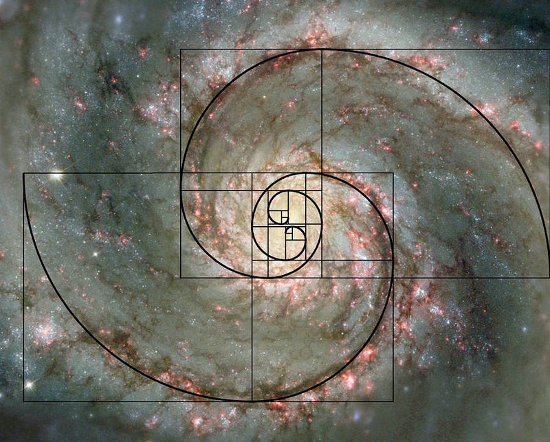 Artistic representation illustrating the Golden Ratio