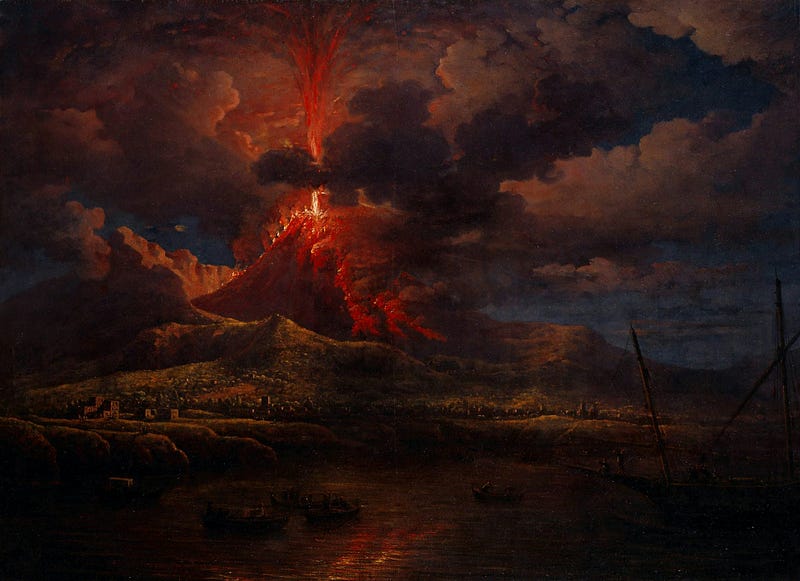 Eruption of Mount Vesuvius