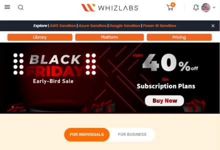 Whizlabs for AWS exam preparation