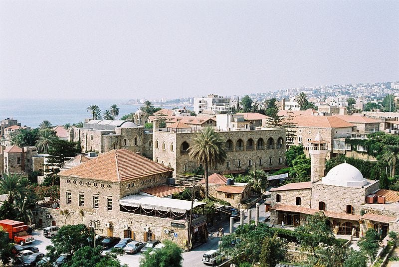 Byblos, one of the oldest inhabited cities.