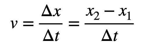 Position update formula based on constant velocity.