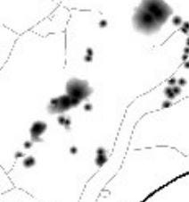 Map example showing the location of annual home-range patches.